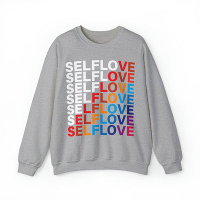 Self Love Print Sweatshirt | Crewneck Sweatshirt | Creative Trend