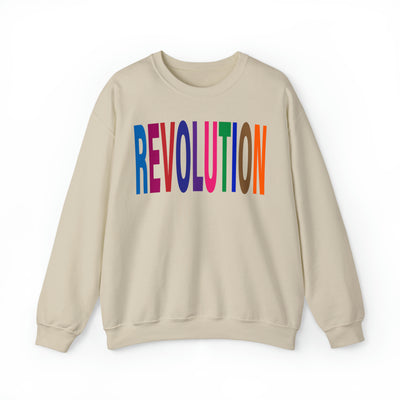 Revolution Print Sweatshirt | Revolution White Shirt | Creative Trend