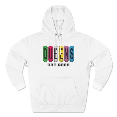 Queens New York Print Hoodie | Unisex Print Hoodie | Creative Trend