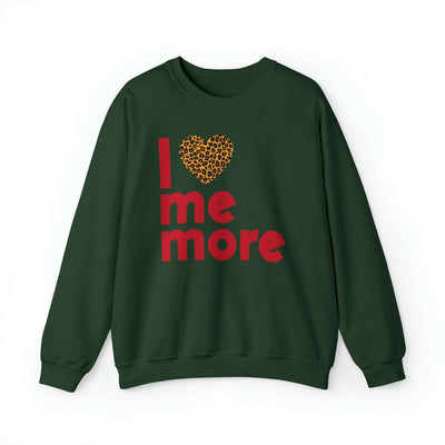 I Love Me More Unisex Heavy Blend™ Crewneck Sweatshirt