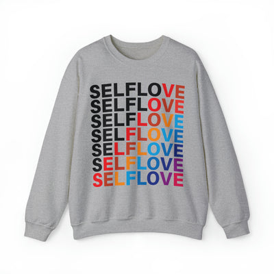 Self Love Print Sweatshirt | Best Crewneck Sweatshirt | Creative Trend