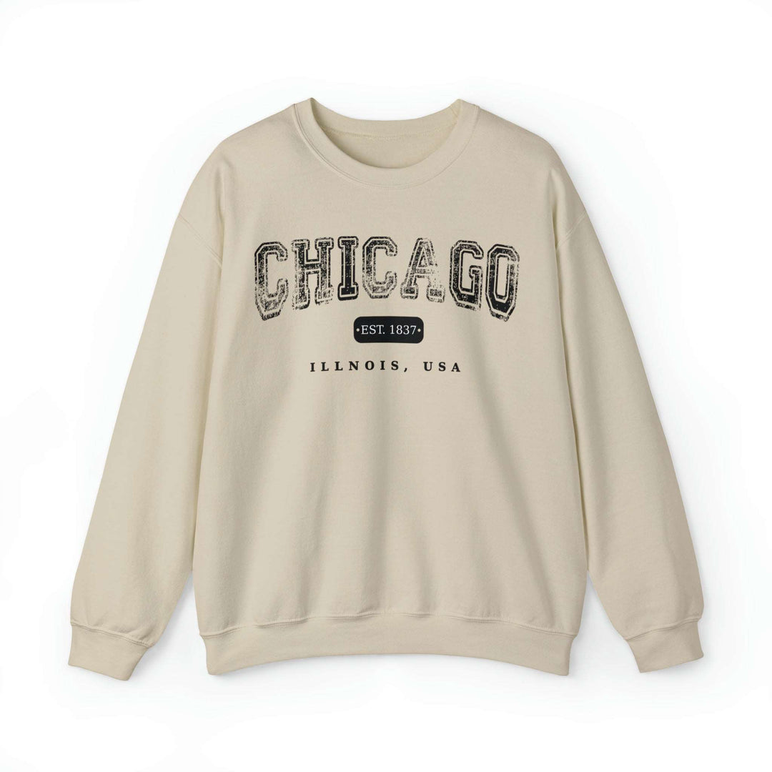 ★韓国人気★LOOKPLE★LOOK GRAPHY CHICAGO SWEATSHIRT Chicago SKYLINE Unisex Crewneck Sweatshirt – Langley Street