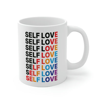 Self Love Print Ceramic Mug | Self Love Print Mug | Creative Trend